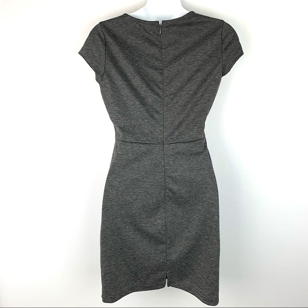 50% OFF Belle Du Jour Gray Mini Dress Buttons - Picture 6 of 8